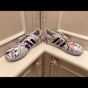 adidas superstar custom paint